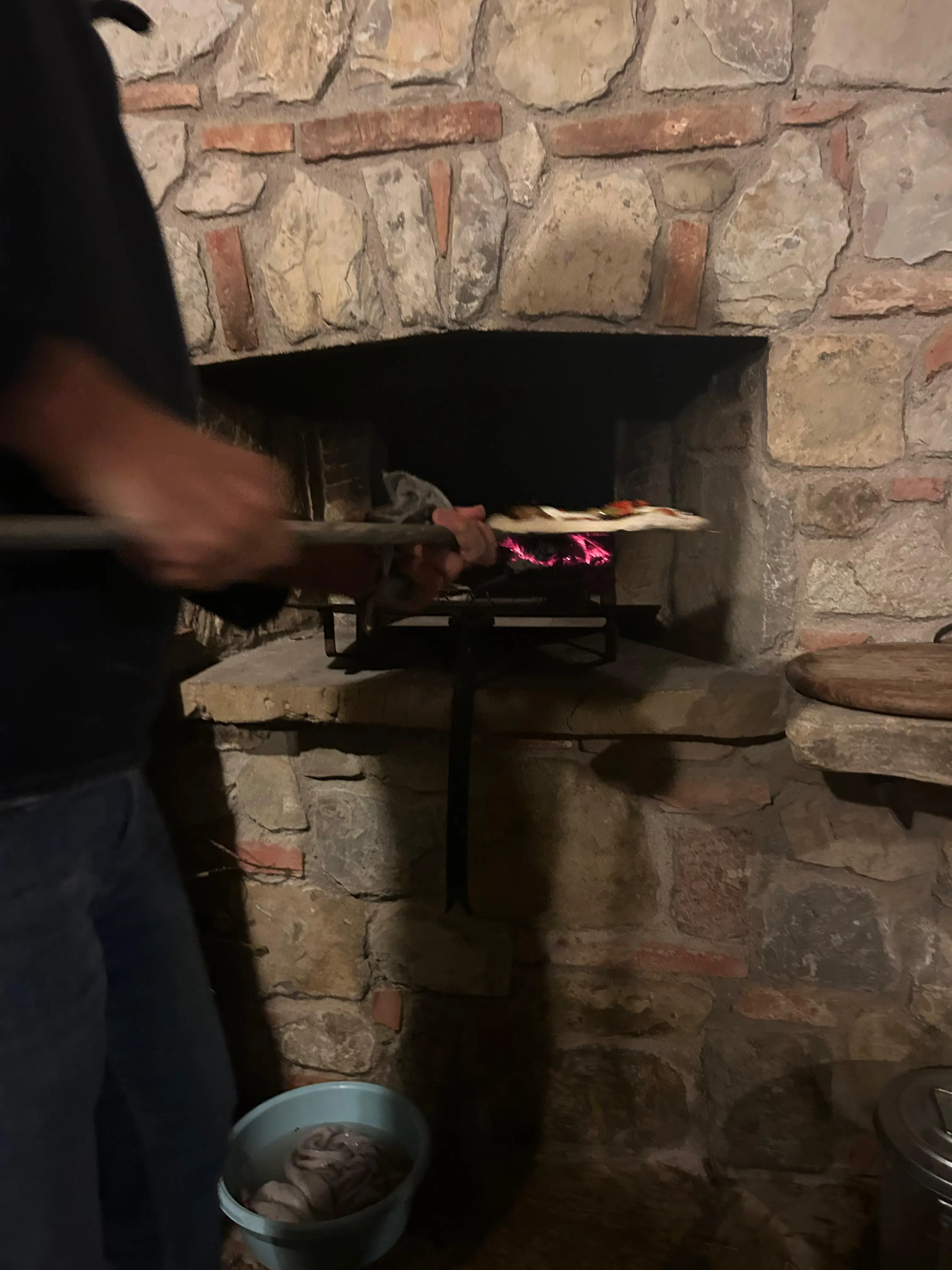 View of the spacious main bedroom at Villa Lidia