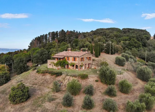 The original ruin of the villa