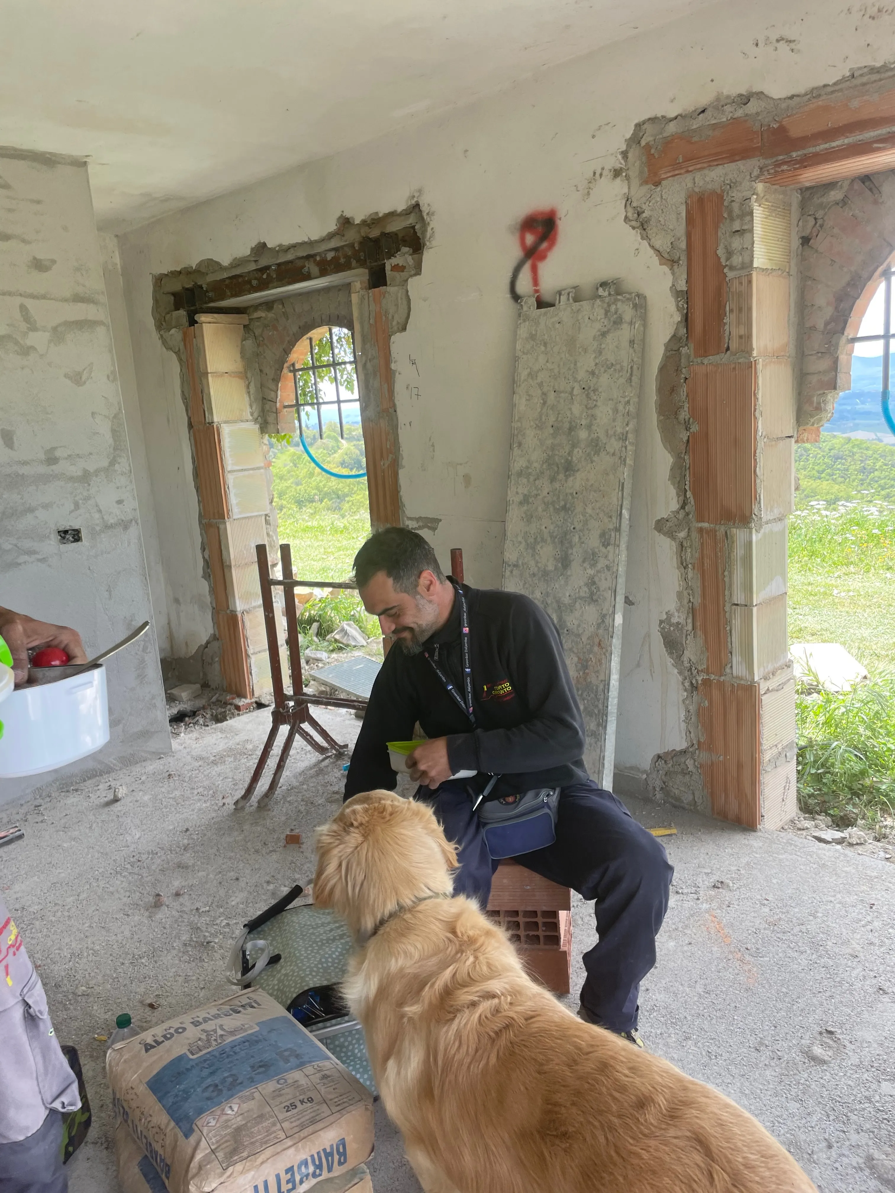 Construction of the villa