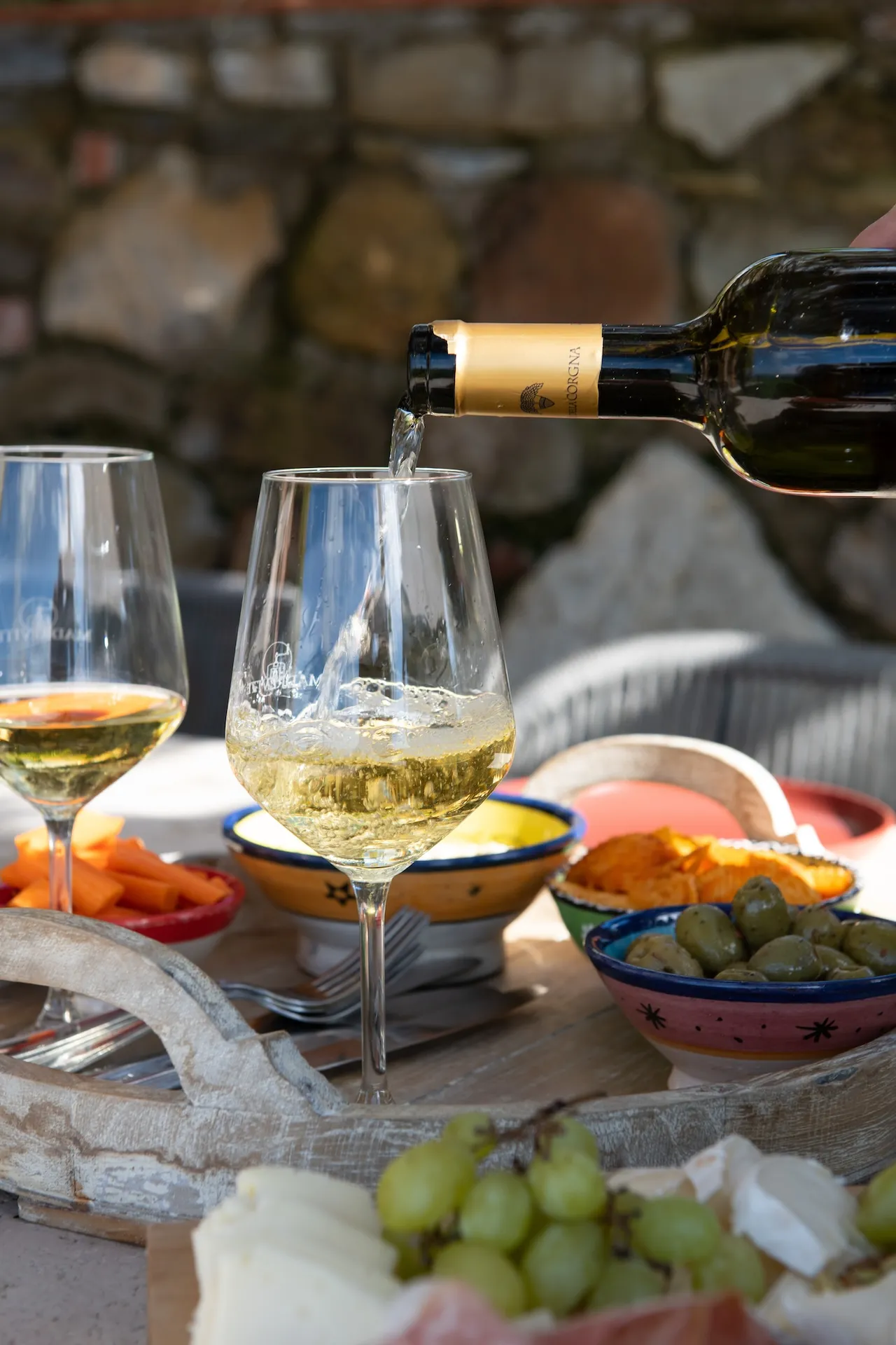 Relaxing by the pool at Villa Lidia